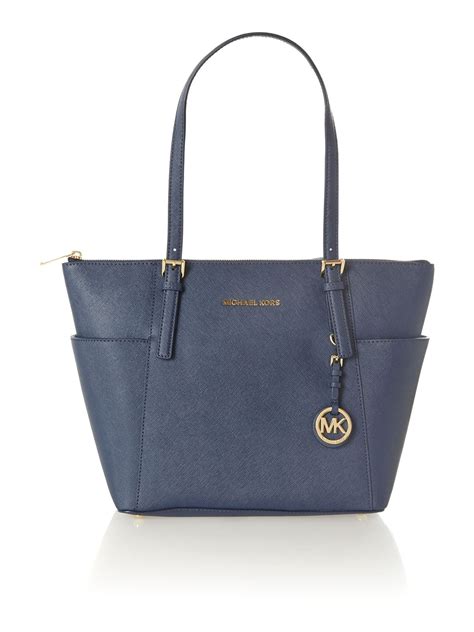 tote bag michael kors navy|baby blue Michael Kors bag.